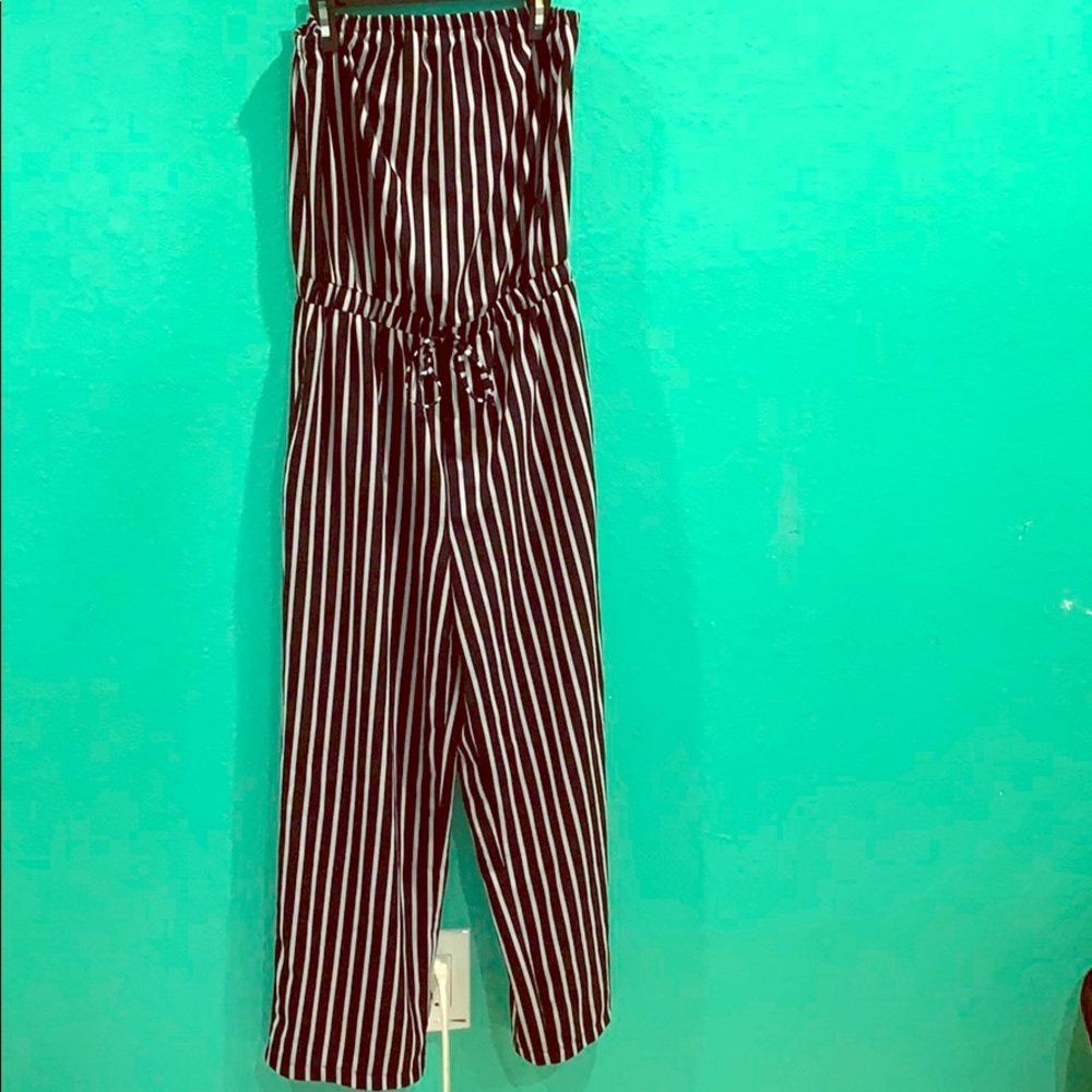 Tube top romper